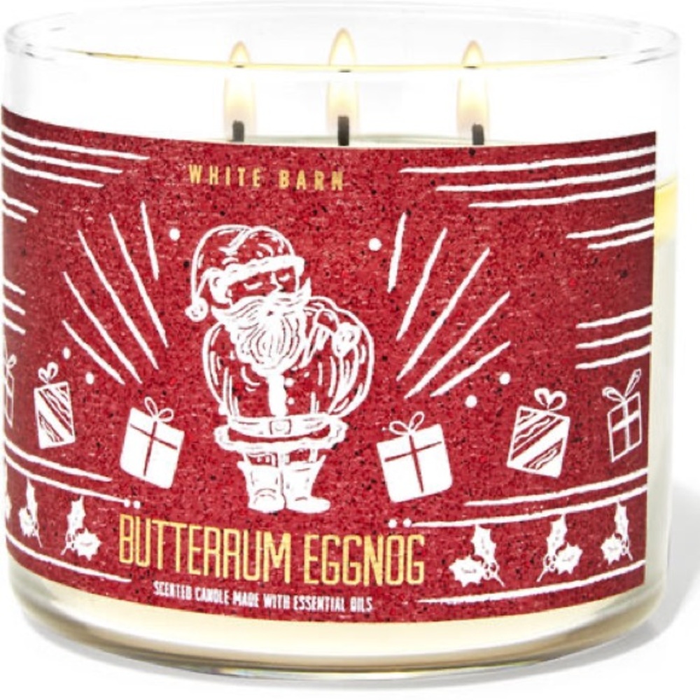 Bath & Body Works Butterrum Eggnog Candle
